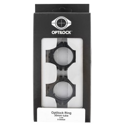 Tikka S1300929 OptiLock Rings  Black 30mm Low