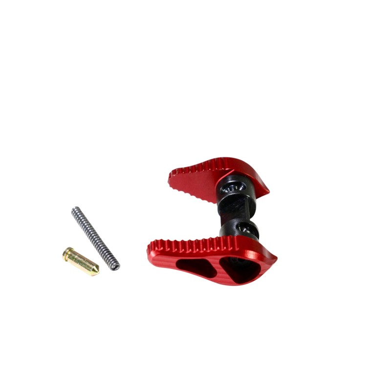 TIMBER CREEK OUTDOOR INC AMBISSR Safety Selector 4590 Degree AR Platform Red Anodized Aluminum Ambidextrous