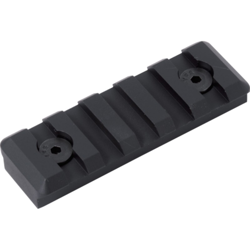 Timber Creek Outdoors M5SPRBL MLOK 5 Slot Picatinny Rail  Black Anodized