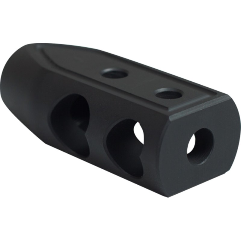 Timber Creek Outdoors 308HBBLC Heart Breaker Muzzle Brake Black Cerakote with 5824 tpi Threads for 308 Win ARPlatform