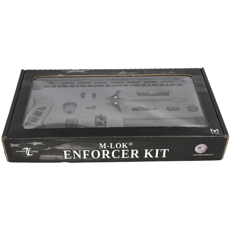 Timber Creek Outdoors TCOEKBL Enforcer Complete Build Kit Black for AR15