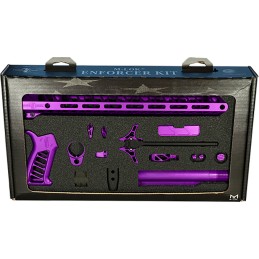 Timber Creek Outdoors TCOEKPPA Enforcer Complete Build Kit Purple Anodized for AR15