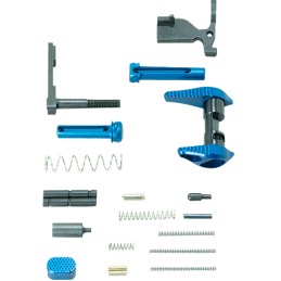 Timber Creek Outdoors ARLPKB Lower Parts Kit  Blue Anodized Aluminum for AR15