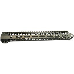 TIMBER CREEK OUTDOOR INC ME15HGFDE Enforcer Handguard AR15 Flat Dark Earth Cerakote MLOK Aluminum  15