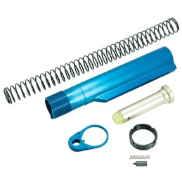 Timber Creek Outdoors ARBTKB Buffer Tube Kit  Blue Anodized for AR15