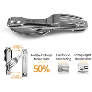 2 in 1 Camping Utensil Set