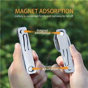 2 in 1 Camping Utensil Set