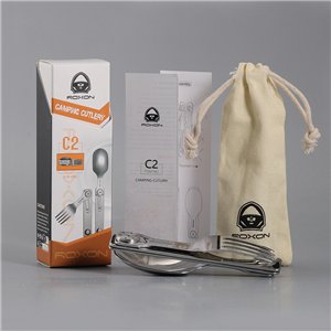 2 in 1 Camping Utensil Set