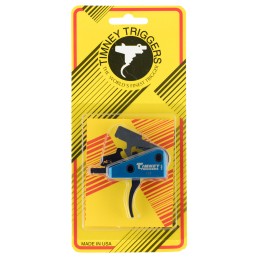 Timney Triggers 663S Targa Long Trigger  TwoStage Curved Trigger with 2 lbs Draw Weight  BlackBlue Finish for ARPlatform