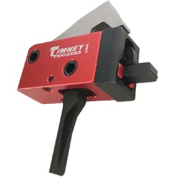 Timney Triggers 682ST PCC Trigger  TwoStage Straight Trigger with 2 lbs Draw Weight  BlackRed Finish for ARPlatform