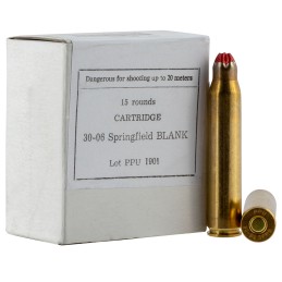 PPU PPB3006 Blank Ammo  3006 Springfield 15 Per Box 54 Case