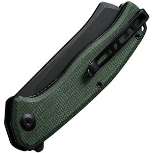 Traxler Linerlock Green Mic