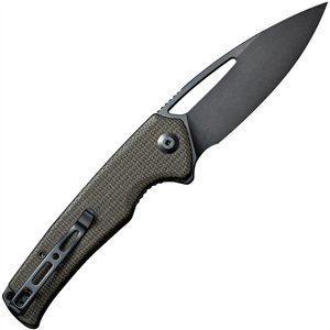 Mims Linerlock Green Micarta