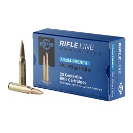 PPU PP7F Metric Rifle  7.5x54 French 139 gr Full Metal Jacket 20 Per Box 10 Case