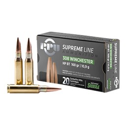 TRZ PPMK308  Supreme Line 308 Win 168 gr Sierra MatchKing BTHP 20 Per Box 10 Case