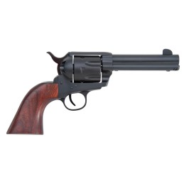 Traditions SAT7322053 1873 Rawhide 22 LR Caliber with 4.75 Barrel 6rd Capacity Cylinder Overall Blued Finish Steel  Walnut Grip