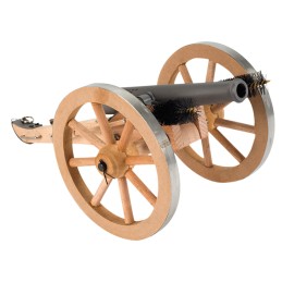 Traditions CN8021 Napoleon III Mini Cannon 50 Cal 7.25 Silver Barrel Breech Action