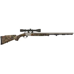 Traditions R5741104416 Pursuit XT 50 Cal 209 Primer 26 Stainless Cerakote Mossy Oak BreakUp Country Synthetic Stock 39x40 Scope