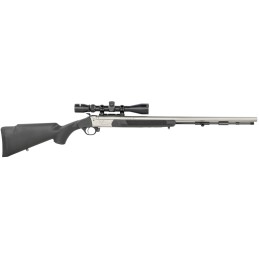 Traditions R574110440 Pursuit XT 50 Cal 209 Primer 26 Stainless Cerakote Black Synthetic Stock 39x40 Scope