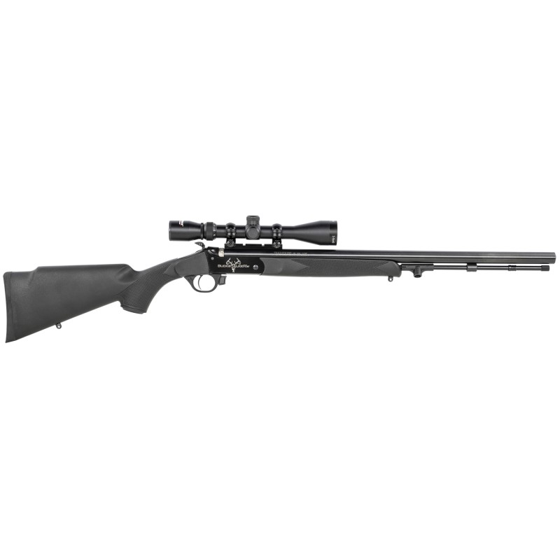 Traditions R572000840 Buckstalker XT 50 Cal 209 Primer 24 Blued BarrelRec Black Synthetic Stock 39x40 Scope