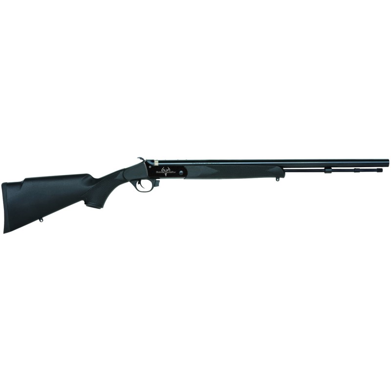 Traditions RY72000840 Buckstalker XT 50 Cal 209 Primer 24 Blued RecBarrel Black Synthetic Stock Youth