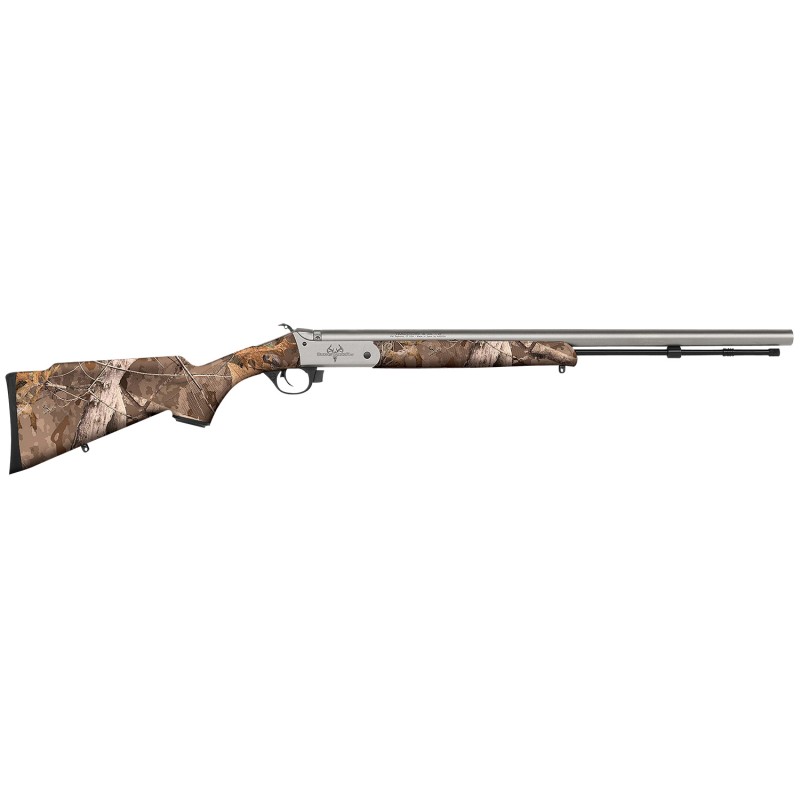 Traditions R721108432 Buckstalker XT 50 Cal 209 Primer 24 Stainless Cerakote BarrelRec Next Wyld Camo Synthetic Stock