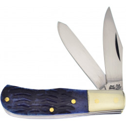 Jim Bowie Trapper Blue Pk Bone