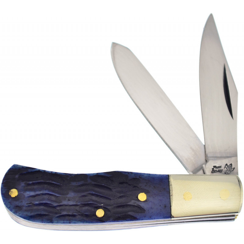 Jim Bowie Trapper Blue Pk Bone