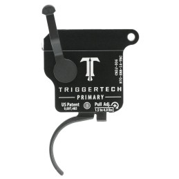 TriggerTech R70SBB14TBC Primary  SingleStage Traditional Curved Trigger with 1.504 lbs Draw Weight for Remington 700 Right