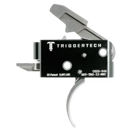 TriggerTech AR0TBS33NNC Competitive Primary TwoStage Traditional Curved Trigger with 3.50 lbs Draw Weight for AR15 Right