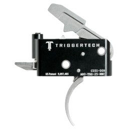 TriggerTech AROTBS25NNC Adaptable Primary TwoStage Traditional Curved Trigger with 2.505 lbs Draw Weight for AR15 Right