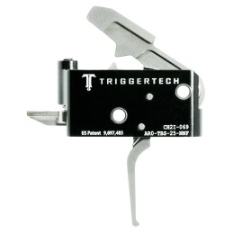 TriggerTech AROTBS25NNF Adaptable Primary TwoStage Flat Trigger with 2.505 lbs Draw Weight for AR15 Right