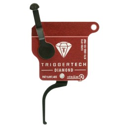 TriggerTech R70SRB02TNF Diamond Without Bolt Release SingleStage Flat Trigger with 0.302 lbs Draw Weight for Remington 700 Right