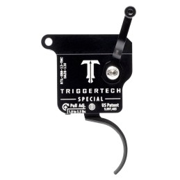 TriggerTech R70SBB13TNC Special Without Bolt Release SingleStage Traditional Curved Trigger with 13.50 lbs Draw Weight for Remin