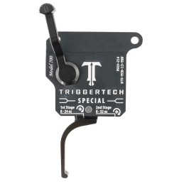 TriggerTech R70TCB13TNF Special  TwoStage Flat Trigger with 13.50 lbs Draw Weight  Matte Gray wBlack Parts Finish for Remington 