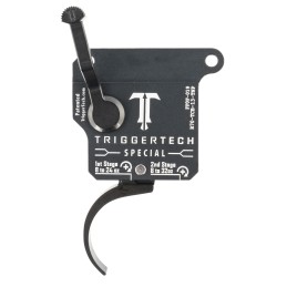 TriggerTech R70TCB13TNP Special  TwoStage Pro Curved Trigger with 13.50 lbs Draw Weight  Matte Gray wBlack Parts Finish for Remi