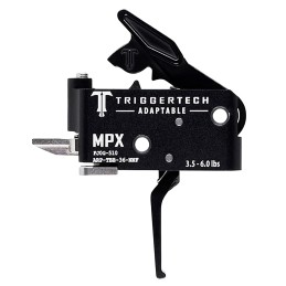 TriggerTech ARPTBB36NNF Adaptable  TwoStage Flat Trigger with 3.506 lbs Draw Weight  Black PVD Finish for Sig MPX