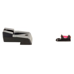 Trijicon 601065 Fiber Sights CZ P10 P10C  Black  Red Fiber Optic Front Sight Front Sight Black Rear Sight