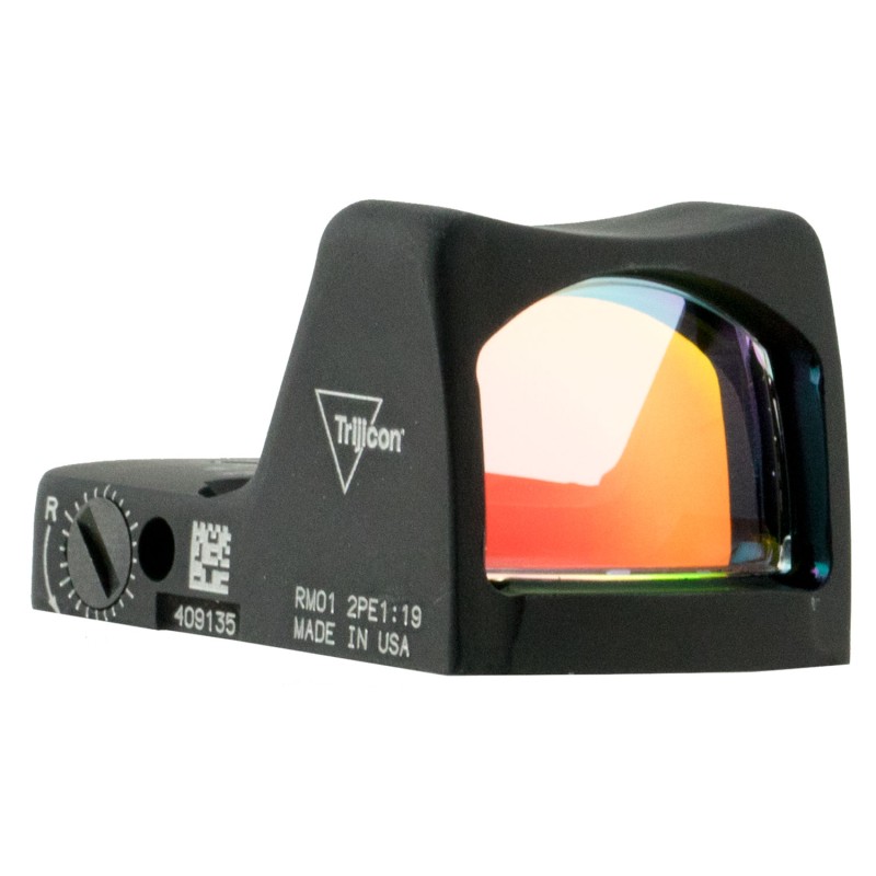 Trijicon 700607 RMR Type 2 Matte Black 22x16mm 6.5 MOA Illuminated Red Dot LED Reticle