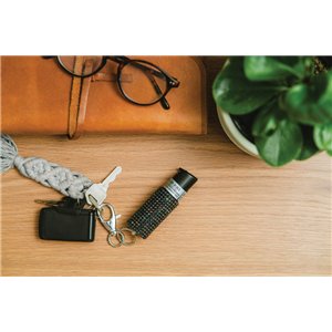Jewel Design Pepper Spray Blk