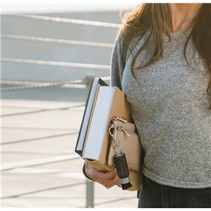 Jewel Design Pepper Spray Blk