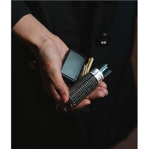 Jewel Design Pepper Spray Blk