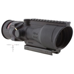 Trijicon 100002 ACOG  Black Hardcoat Anodized 6x 48mm Illuminated Red Chevron .3087.62 Reticle