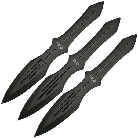 Three Piece Throwing Set Black