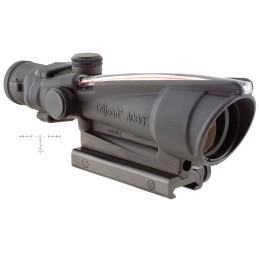 Trijicon 100153 ACOG  Black Hardcoat Anodized 3.5x35mm Illuminated Red Horseshoe .2235.56 BDC Reticle