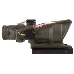 Trijicon 100309 ACOG  OD Green 4x32mm Illuminated Red Chevron .2235.56 BDC Reticle