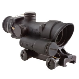 Trijicon 100190 ACOG  Black Hardcoat Anodized 4x 32mm LED Illuminated Red Crosshair .2235.56 BDC Reticle