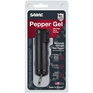 Finger Grip Pepper Spray Blk
