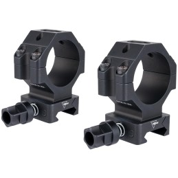 Trijicon AC22066 Scope Rings with QLOC Technology  Matte Black  30mm High