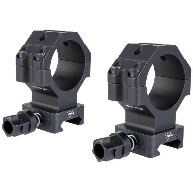 Trijicon AC22067 Scope Rings with QLOC Technology  Matte Black  30mm  Extra High